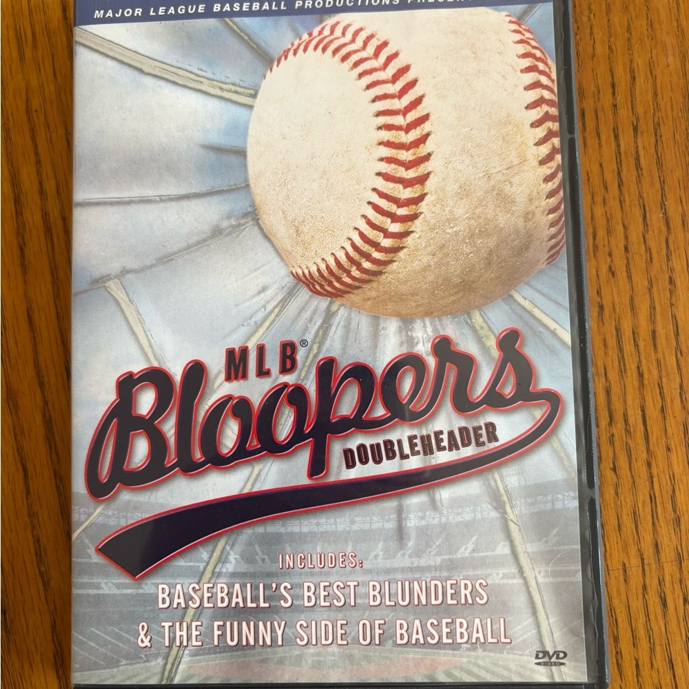MLB Bloopers Doubleheader DVD - Red and White